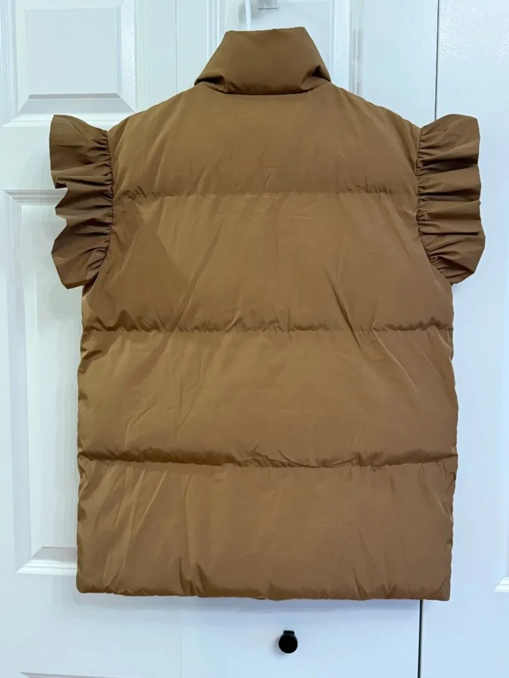 Bucket List Ruffle-Detail Down Vest - Picture 3 of 3
